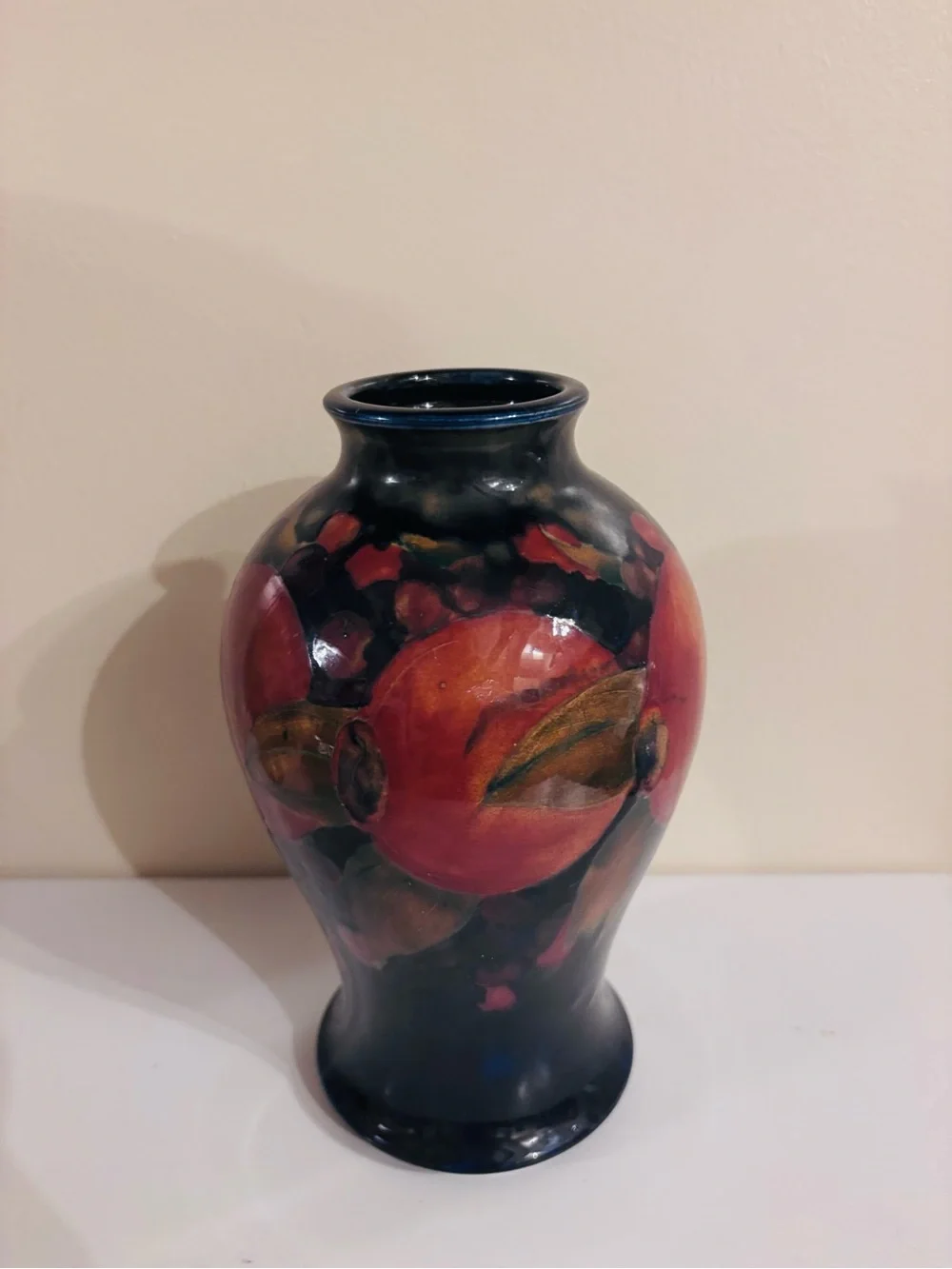 Antique William Moorcroft Pomegranate Vase, c1913-1916